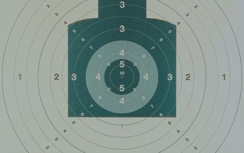 50 m B Pistol Target