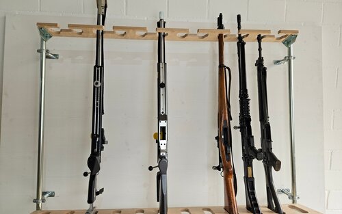 Rifle rack wall model