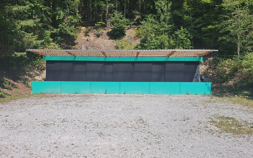 Combat piège à balles à lamelles en acier