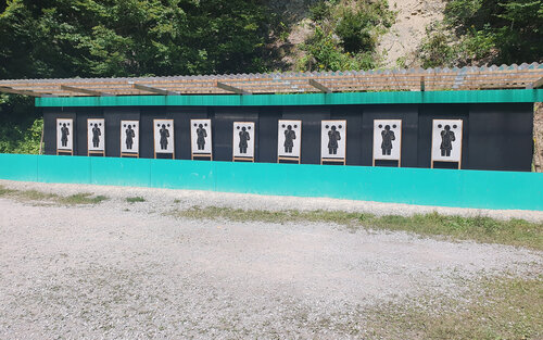 Combat piège à balles à lamelles en acier