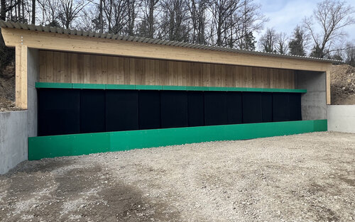 Combat piège à balles à lamelles en acier